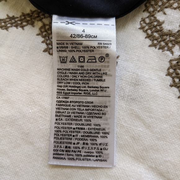 Banana Republic Goddess Dress Navy Blue - Picture 11 of 11